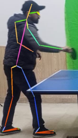 Player 2 pose estimation